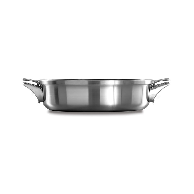 Calphalon Premier Space Saving 5 qt. Stainless Steel Saute Pan with Lid